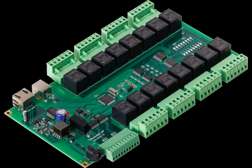 16 Channel PoE Relay Module : NL-ETHR-G-016