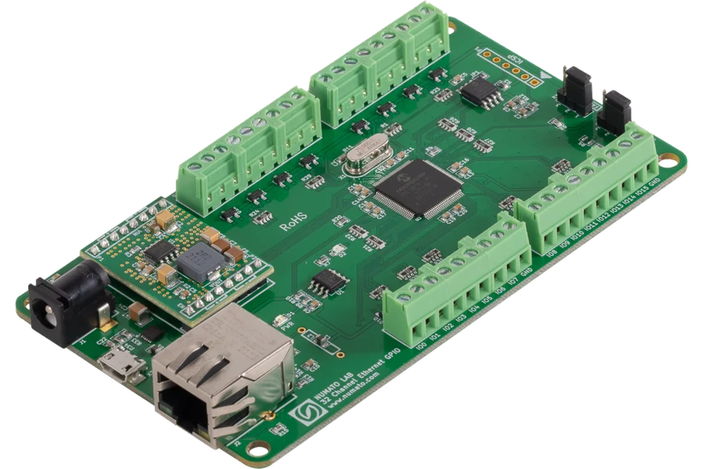 32 Channel Ethernet GPIO Module With Analog Inputs | Numato Lab 32 Channel Ethernet GPIO Module With Analog Inputs | Numato Lab