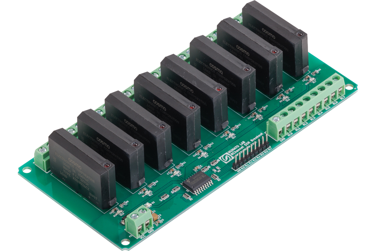 8 Channel Solid State Relay Controller Board | Numato Lab