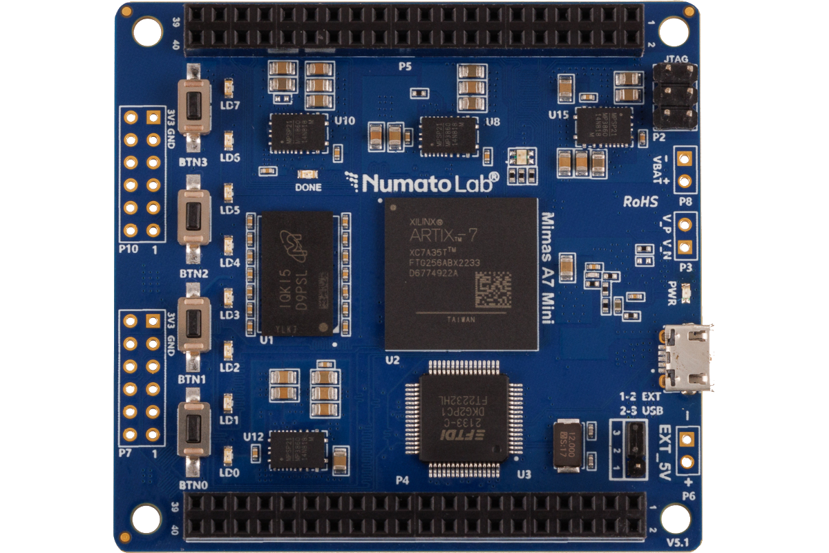 Mimas A7 Mini FPGA Development Board | Numato Lab