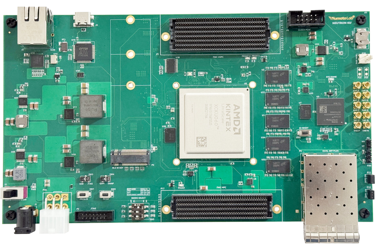 Neutron KU60 FPGA Development Board | Numato Lab