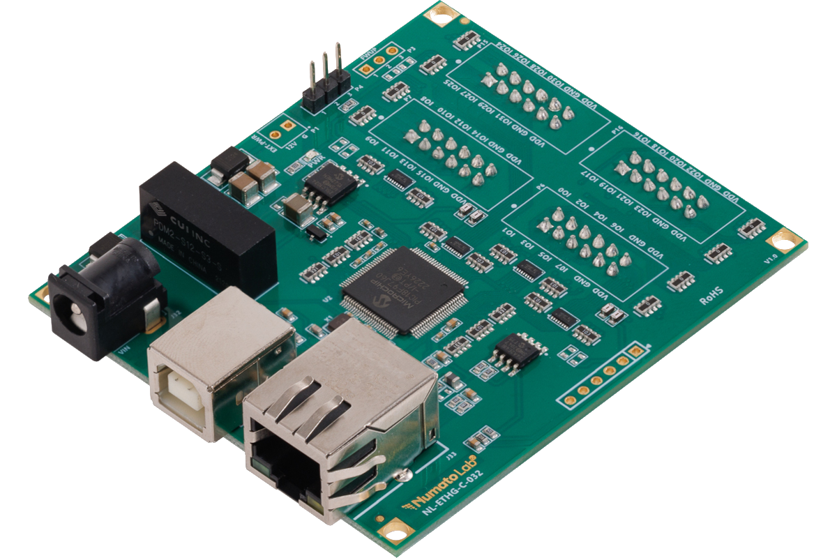 32 Channel Ethernet Pluggable GPIO Module | Numato Lab