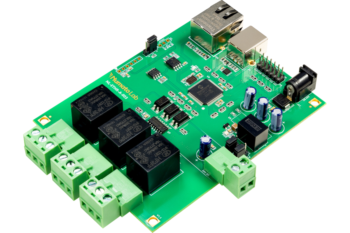 sato3　② 3 Channel Ethernet Relay Module | Numato Lab