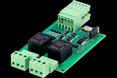 2 Channel USB Relay Module with Digital Inputs