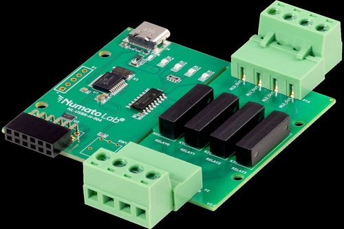 4 Channel USB Reed Relay Module