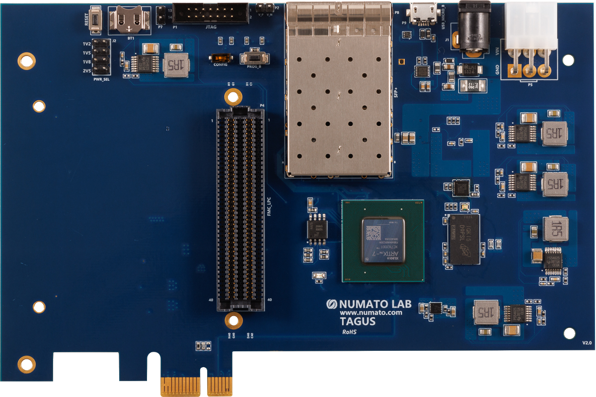 Tagus - A7 PCI Express Development Board | Numato Lab