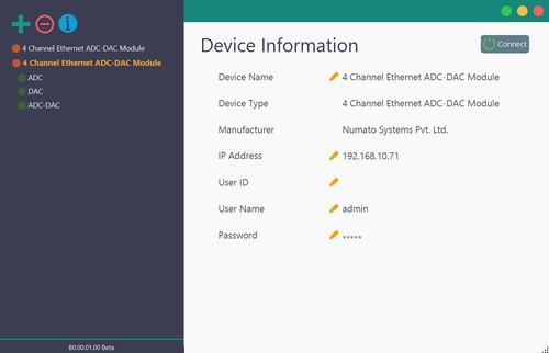 Zhea Device Management Software for ADC-DAC