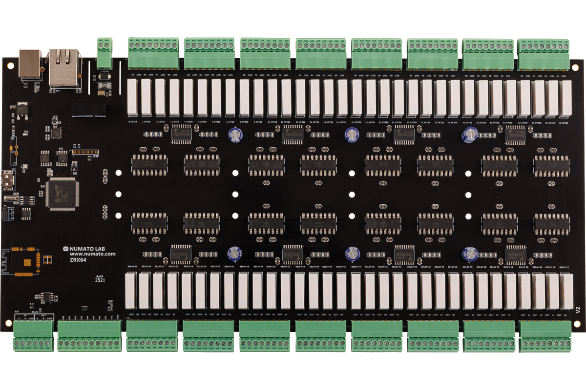 Prodigy ZRX Series - 16/32/64 Channel USB/RTU/TCP Modbus Relay