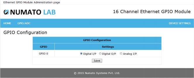 16 Channel Ethernet GPIO Module Digital Input