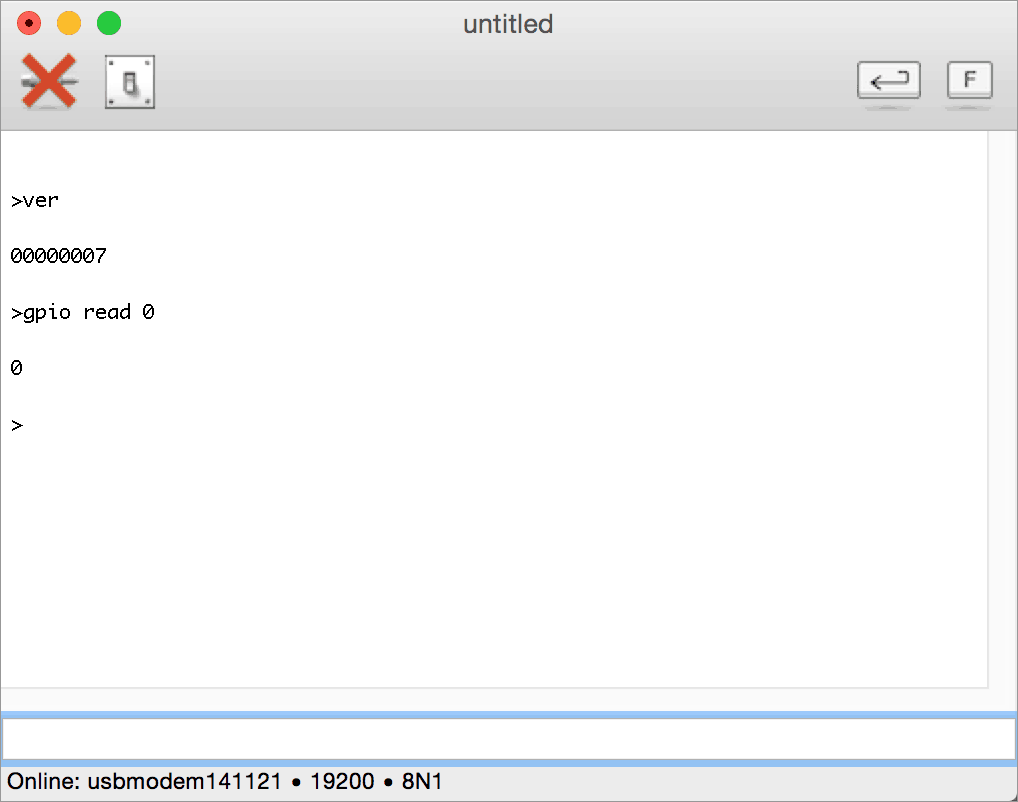GoSerial Command Examples