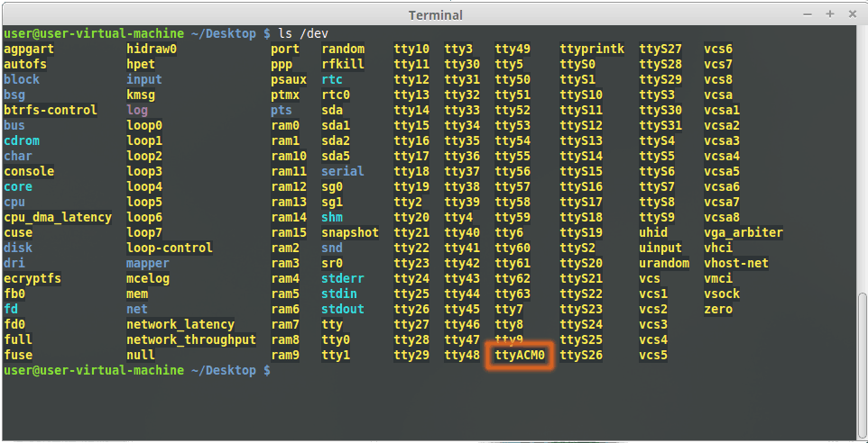 Device Listing on Linux