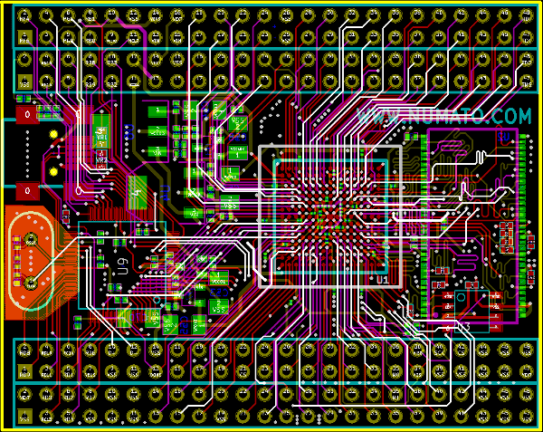 KiCad – More complex boards, our experiment with Spartan6 CSG225