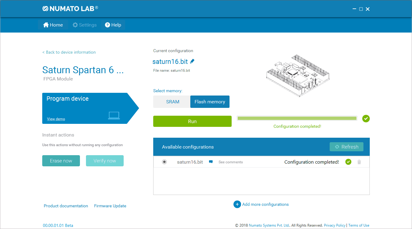 Tenagra Program Device