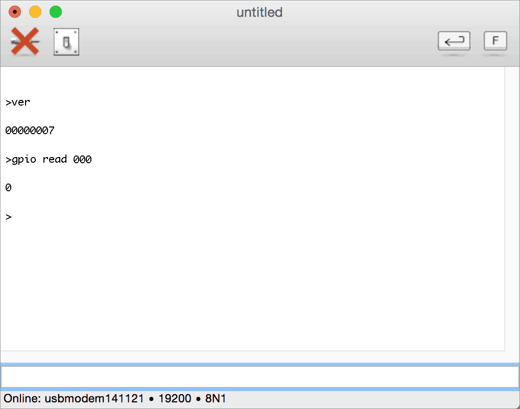 GoSerial Command Examples