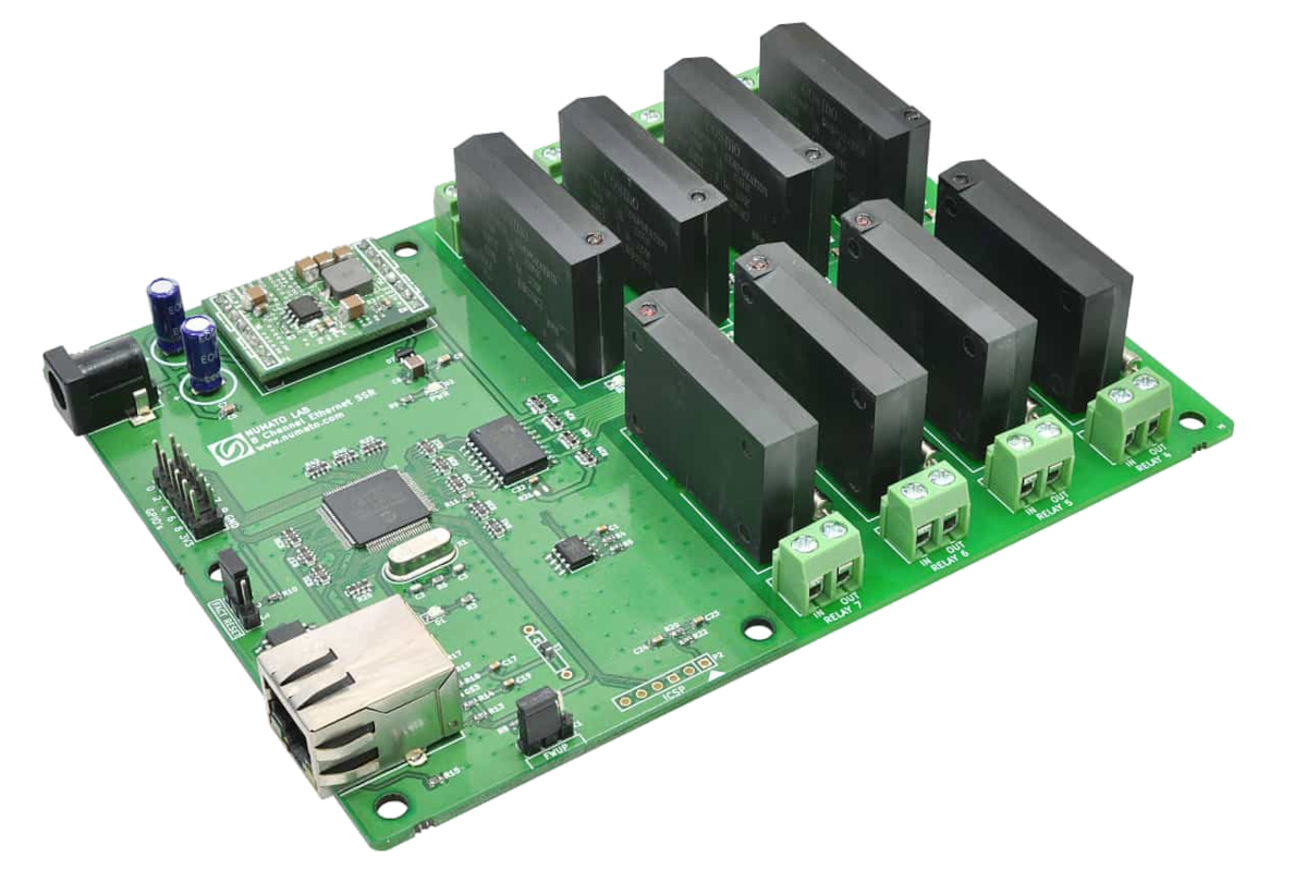 8 Channel Ethernet Solid State Relay Module | Numato Lab