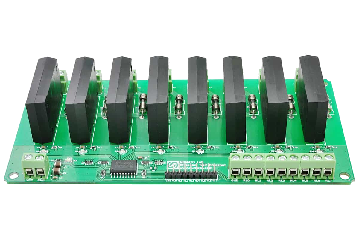 8 Channel Solid State Relay Controller Board | Numato Lab