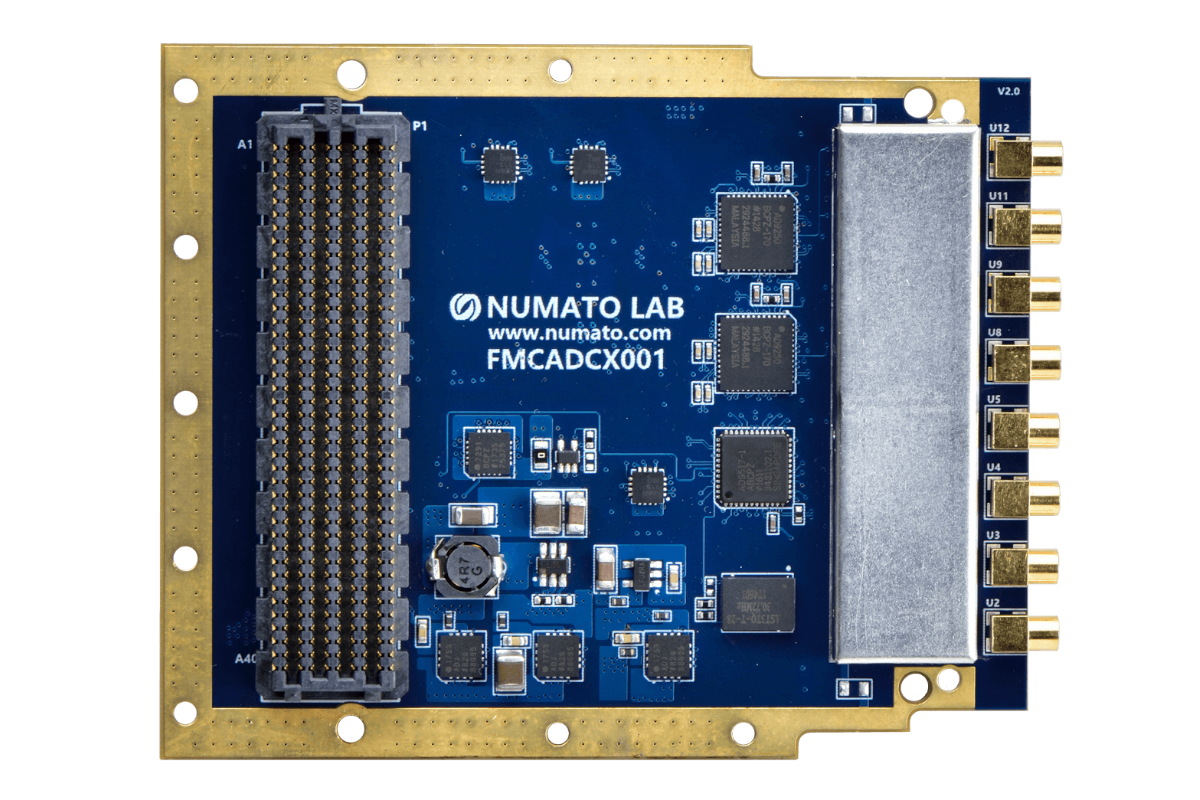 FMCADCX001: Dual AD9250 FMC ADC Expansion Module | Numato Lab