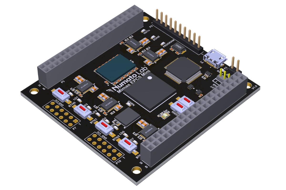 Mimas ECP5 Mini FPGA Development Board | Numato Lab